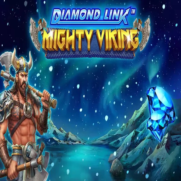 Diamond Link Mighty Viking slot visual from Greentube available on bisoncasino.net.pl