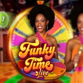 Live Casino logo of Funky Time from Evolution at Bison Casino