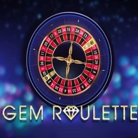 Gem Roulette slot visual from iSoftBet available on bisoncasino.net.pl