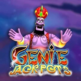 Genie Jackpots slot visual from Blueprint Gaming available on bisoncasino.net.pl