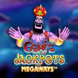 Genie Jackpots Megaways casino game by Blueprint Gaming – featured logo at Bison Casino