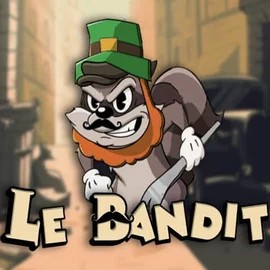 Le Bandit slot logo by Hacksaw Gaming at Bison Casino
