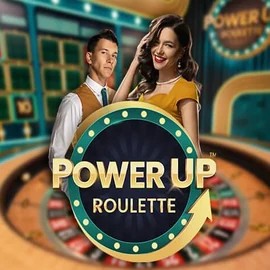 PowerUP Roulette slot icon by Pragmatic Play, available at Bison Casino