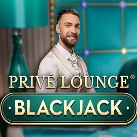 Privé Lounge Blackjack online game logo by Pragmatic Play on bisoncasino.net.pl