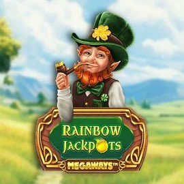 Rainbow Jackpots Megaways by Red Tiger Gaming, showcased at bisoncasino.net.pl – game logo
