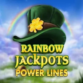 Rainbow Jackpots Power Lines logo by Red Tiger Gaming at Bison Casino