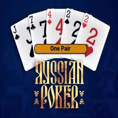 Official Table Games logo: Russian Poker by OneTouch Games at Bison Casino