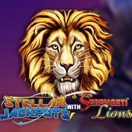 Stellar Jackpots with Serengeti Lions by Lightning Box Game, showcased at bisoncasino.net.pl – game logo