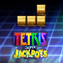 Tetris Super Jackpots casino game by WMS – featured logo at Bison Casino