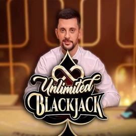 Unlimited Blackjack logo by Ezugi Bison Casino